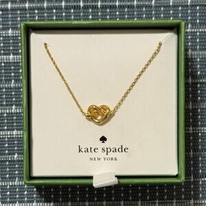 NEW | Kate Spade | Love Me Knot Mini Gold Knot Necklace (RET $59)